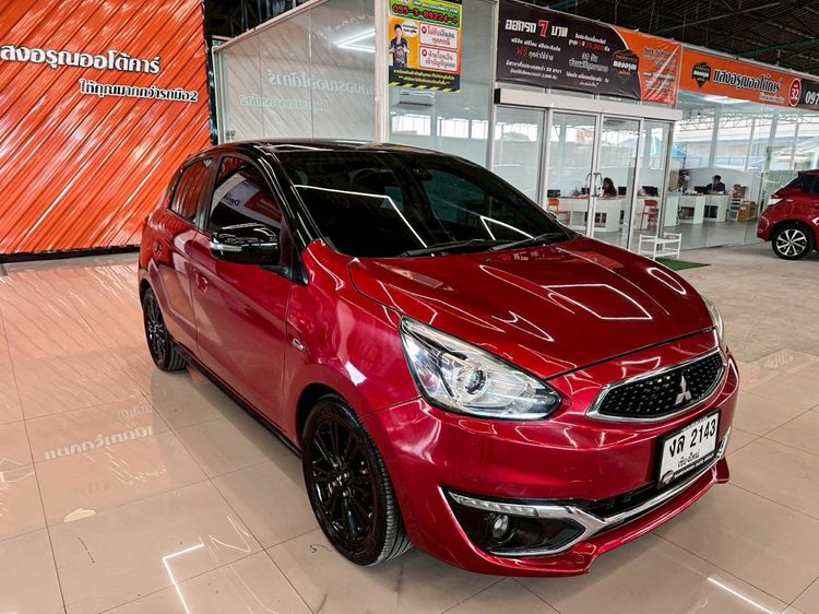 Mitsubishi Mirage 2018 1.2 GLS Limited Sedan เบนซิน ไม่ติดแก๊ส เกียร์อัตโนมัติ แดง รูปที่ 3