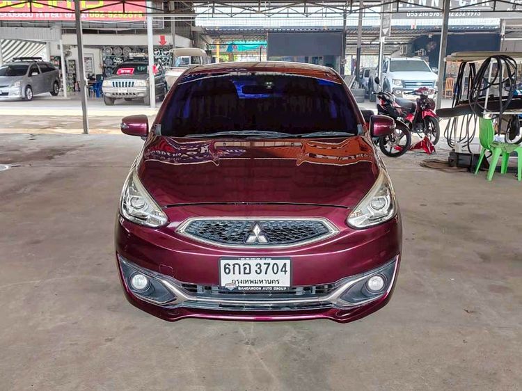 Mitsubishi Mirage 2016 1.2 GLS Sedan เบนซิน ไม่ติดแก๊ส เกียร์อัตโนมัติ แดง รูปที่ 2