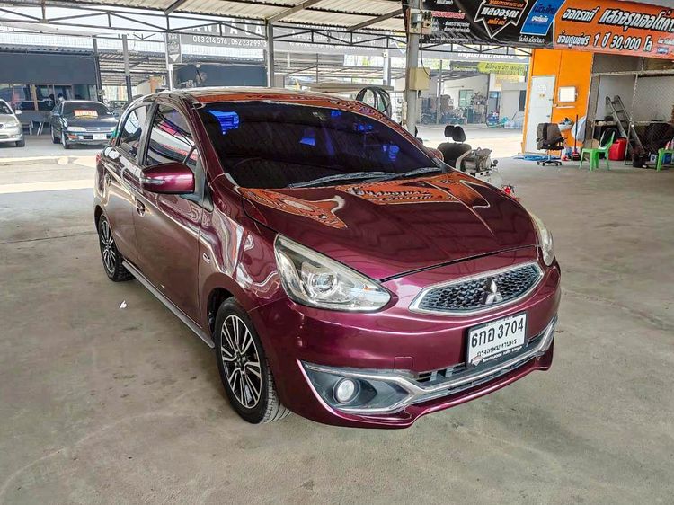 Mitsubishi Mirage 2016 1.2 GLS Sedan เบนซิน ไม่ติดแก๊ส เกียร์อัตโนมัติ แดง รูปที่ 3