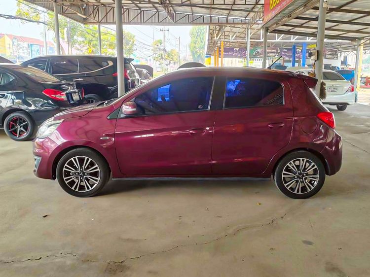 Mitsubishi Mirage 2016 1.2 GLS Sedan เบนซิน ไม่ติดแก๊ส เกียร์อัตโนมัติ แดง รูปที่ 4