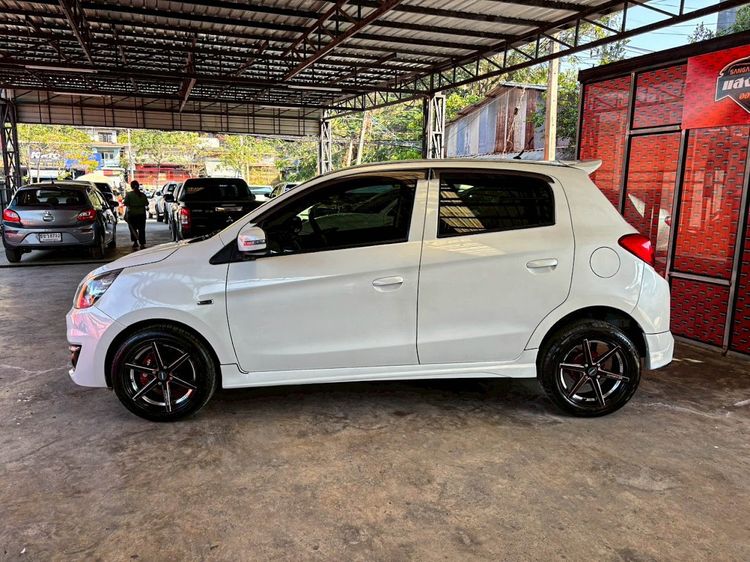 Mitsubishi Mirage 2019 1.2 GLX Sedan เบนซิน ไม่ติดแก๊ส เกียร์อัตโนมัติ ขาว รูปที่ 4