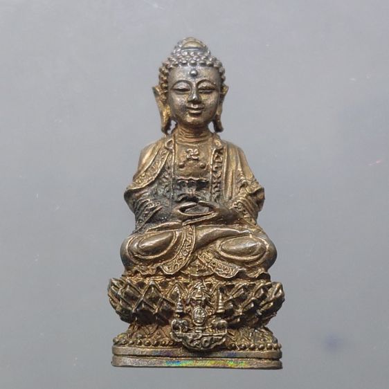 พระกริ่งจีน ต้าเยิ่นถะ เนื้อนวะโลหะ โครงการสร้างอาคารเรียน โรงเรียนกาญจนาภิเษกสมโภช ปี2539 พร้อมกล่องเดิม รูปที่ 3