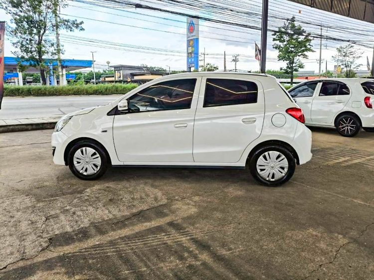 Mitsubishi Mirage 2018 1.2 GLX Sedan เบนซิน ไม่ติดแก๊ส เกียร์อัตโนมัติ ขาว รูปที่ 4
