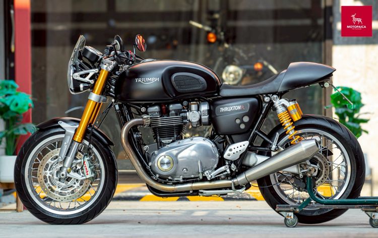 Triumph Thruxton R1200 All Black ปี2017 วิ่ง14,000Km สภาพใหม่มาก รูปที่ 3