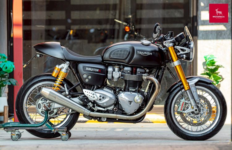 Triumph Thruxton R1200 All Black ปี2017 วิ่ง14,000Km สภาพใหม่มาก รูปที่ 2