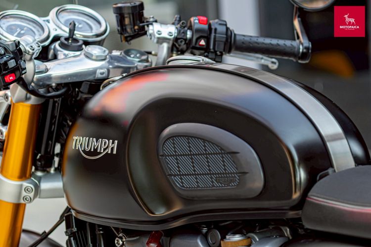 Triumph Thruxton R1200 All Black ปี2017 วิ่ง14,000Km สภาพใหม่มาก รูปที่ 13