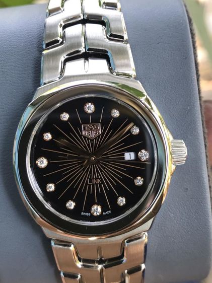 ดำ TAG Heuer New Link Diamond  Black Rose Gold Dail WBC131F(32mm.)🇨🇭🇨🇭
