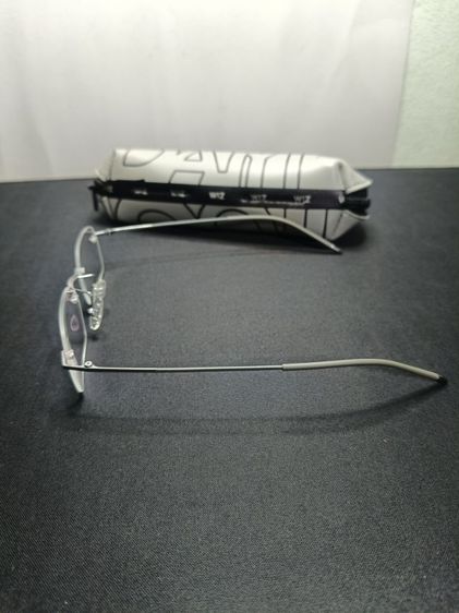 แว่นตา WIZ EXCLUSIVE (W5112) กรอบเจาะไทเทเนียม สีเงิน ทรงหรู ของแท้พร้อมกล่อง รูปที่ 4