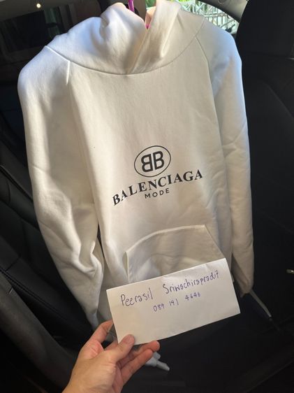 เนื้อ Balenciaga Mode hoodie size XL เเท้เเน่นอน