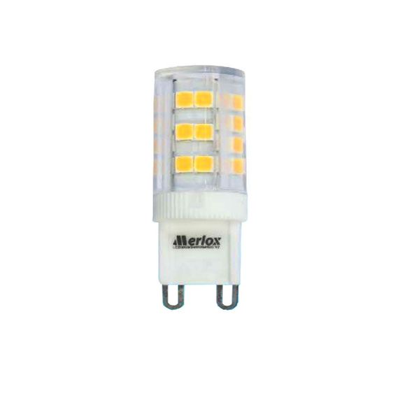 หลอดฮาโลเจนแคปซูลหรี่ไฟ LED 3W 270LM 3000K G9 MERLOX (2 ฟรี 1) รูปที่ 3