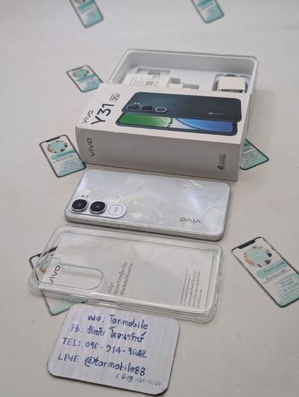 อื่นๆ 128 GB ขาย เทิร์น Vivo Y31 5G Ram 8 Rom 128 ศูนย์ไทย ของใหม่มือ 1 ประกัน 1 ปี เพียง 4,990 บาท ครับ
