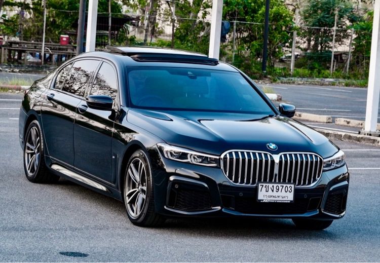 BMW Series 7 2021 730Ld Sedan ดีเซล ไม่ติดแก๊ส เกียร์อัตโนมัติ ดำ รูปที่ 3