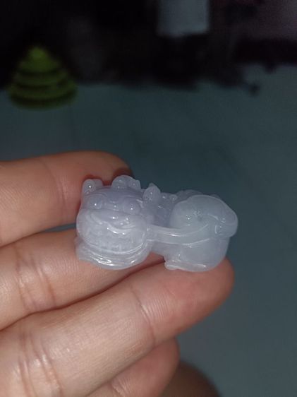 หยกพม่าแท้สีม่วง ปี่เซียะ รูปที่ 5