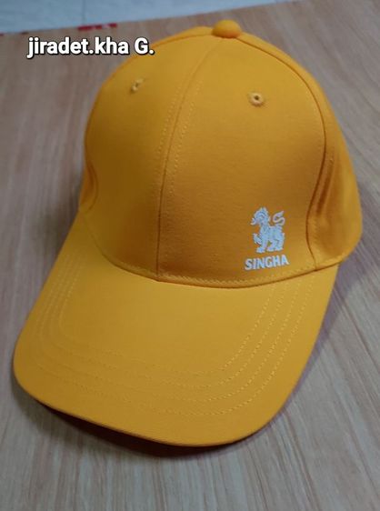 หมวกแก็ป SINGHA THE ORIGINAL ESTD 1933 สินค้าใหม่ สีเหลืองสดใส มีเพียง ใบเดียวเท่านั้น  (Limited) รูปที่ 3