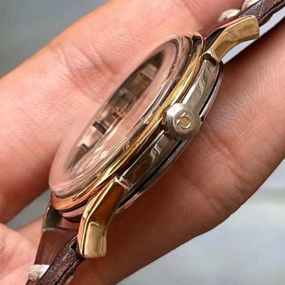 Vintage Omega Constellation Galaxy Black Dial  Chronometer Date Pink Gold Capped  รูปที่ 4