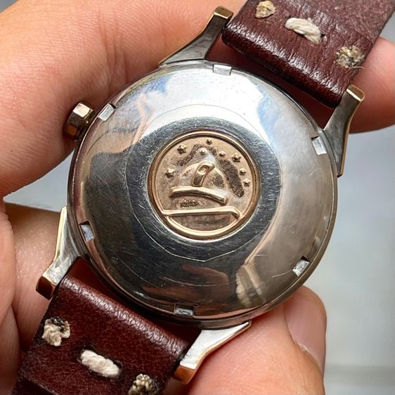 Vintage Omega Constellation Galaxy Black Dial  Chronometer Date Pink Gold Capped  รูปที่ 5