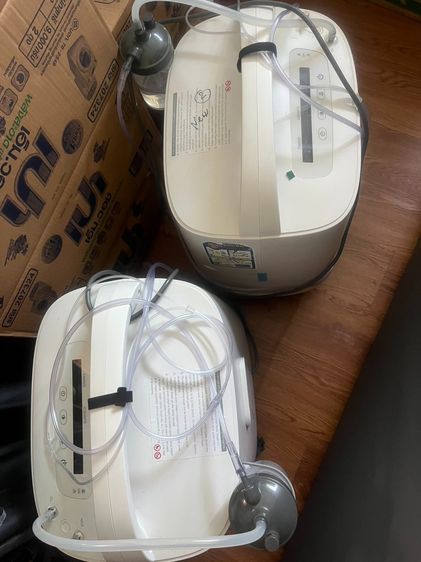 ชุดเครื่องผลิตออกซิเจน Yuwell รุ่น 9F-5BW + ถังอลูมิเนียมพกพา ของแถมครบชุด สภาพ 99 (อายุ 2 เดือน) 14,000 บาท รูปที่ 4