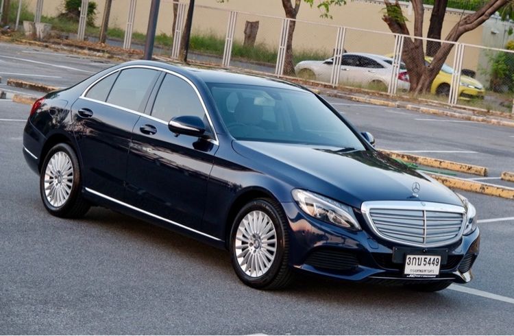 Mercedes-Benz C-Class 2014 C180 Sedan เบนซิน ไม่ติดแก๊ส เกียร์อัตโนมัติ น้ำเงิน รูปที่ 3