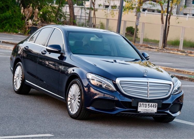 รถ Mercedes-Benz C-Class C180 สี น้ำเงิน