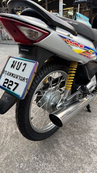 HONDA WAVE 100S คาร์บูเกียร์สตาร์ทเท้า เครื่องดีมาก สีสวยมาก ต้องมาดูของจริง  รูปที่ 12