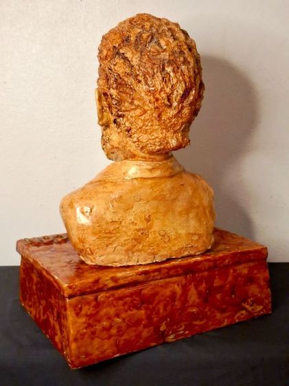 รูปปั้นครึ่งตัว "อับราฮัม ลินคอล์น" (Abraham Lincoln) งานไฟเบอร์แฮนด์เมดแท้ (Fiber Handmade) ที่นำเข้าโดยตรงจาก ประเทศสหรัฐอเมริกา🇺🇸 รูปที่ 4