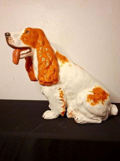 ตุ๊กตาสุนัข พอร์ซเลน สายพันธุ์ค็อกเกอร์ สแปเนียล (Cocker Spaniel) งานศิลปะชั้นเลิศนำเข้าจาก ประเทศอิตาลี ที่โดดเด่นด้วยการปั้นและลงสีสวยงาม รูปที่ 2