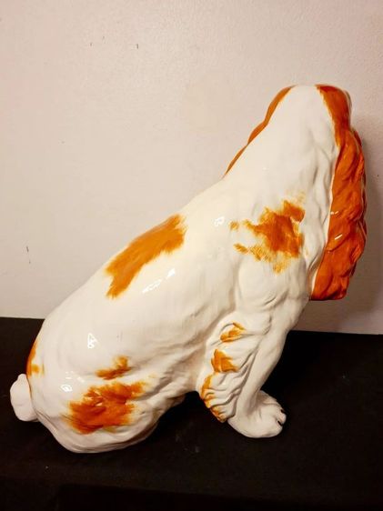 ตุ๊กตาสุนัข พอร์ซเลน สายพันธุ์ค็อกเกอร์ สแปเนียล (Cocker Spaniel) งานศิลปะชั้นเลิศนำเข้าจาก ประเทศอิตาลี ที่โดดเด่นด้วยการปั้นและลงสีสวยงาม รูปที่ 3