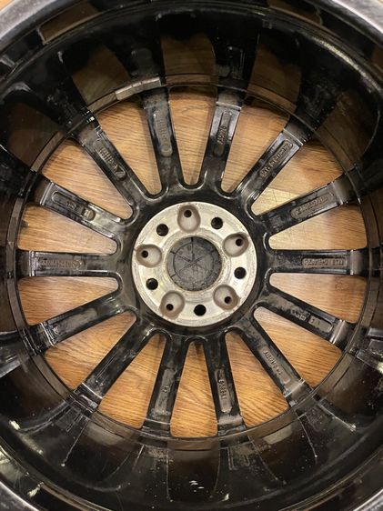 ล้อหน้า 7.5 et77 ล้อหลัง 8.5 et 52  สภาพใหม่สวยมาก  ล้อแม็ก Benz C250 Coupe AMG Dynamic รุ่น Top  รูปที่ 7