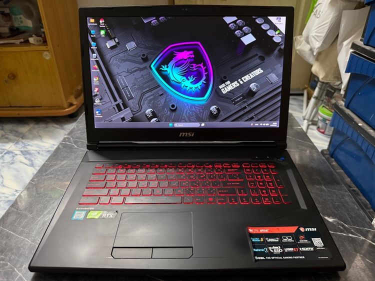 รุ่นอื่น ๆ ไม่ใช่ อื่นๆ วินโดว์ อื่นๆ ขาย Note Book MSI GL73 8SE-026TH I7-8750H Ram 12gb RTX 2060 6 GB GDDR6 256gb SSD M.2 สภาพสวยๆ เลยครับผม