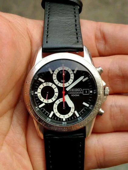 ดำ นาฬิกา Seiko ถ่าน
สภาพดี เดินดี
