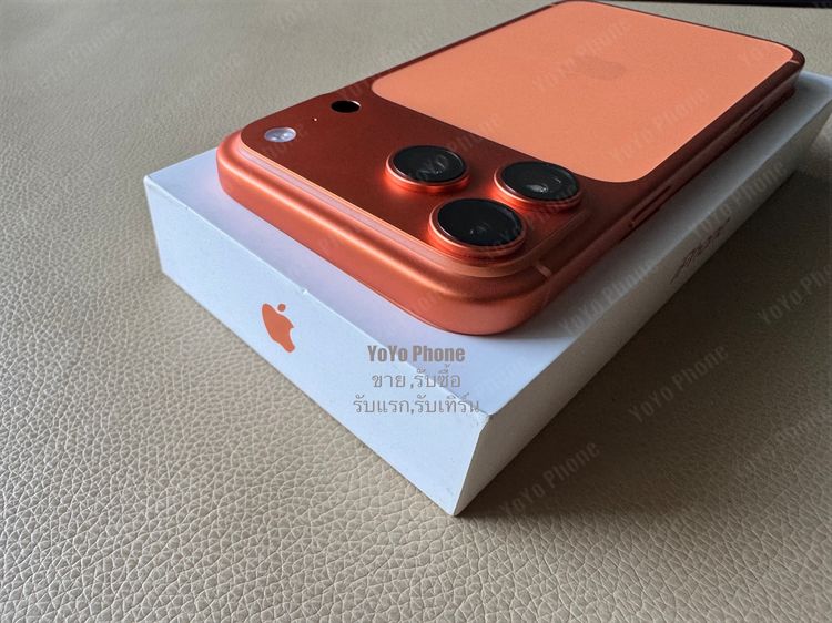 iPhone 17 Pro max 256 gb สีส้ม ประกันถึง 25-12-69 แบต 100 ชาร์จ 11 รอบ รูปที่ 6