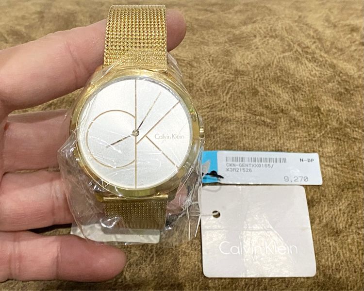 ทอง นาฬิกาCalvin Klein Minimal (swiss made) มือ1 