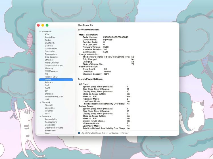 MacBook Air 13.6-inch M4 2025 Ram16GB SSD256GB SkyBlue apple care 17 June 2026 รูปที่ 13