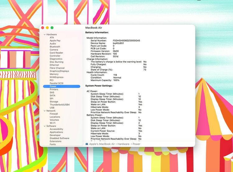 MacBook Air 13.6-inch M4 2025 Ram16GB SSD256GB SkyBlue apple care 17 June 2026  รูปที่ 13