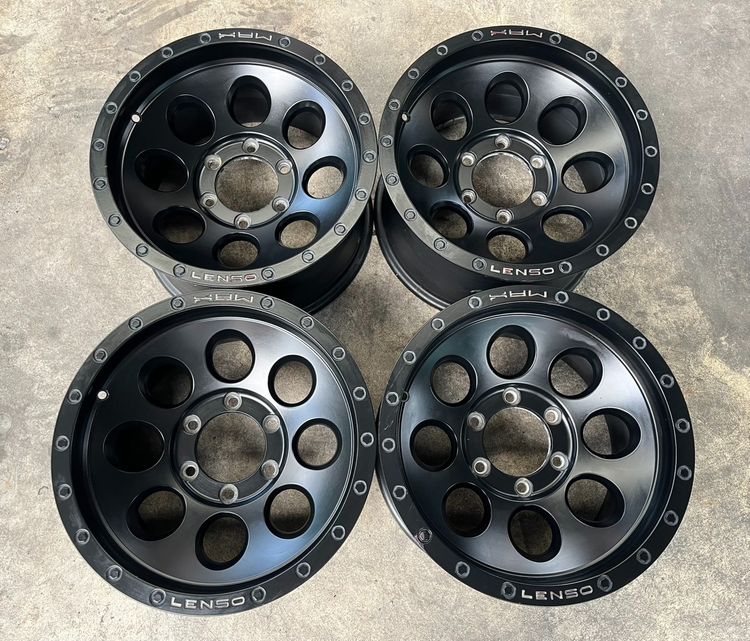 ✨ล้อแม็ก 6รู139✨LENSO MAX-1 หยดน้ำ ขอบ 16💖สภาพสวย💖 รูปที่ 7