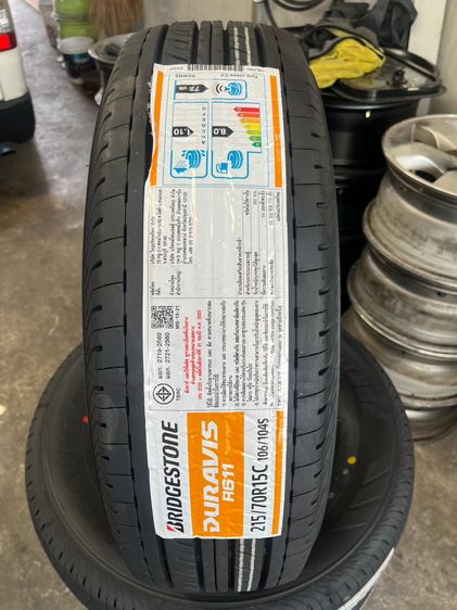 ✨ยางใหม่💯✨215-70-15 Bridgestone🚩ปี 26🚩💖ใหม่กริ๊บ🚘ใส่กับ รถตู้, รถกระบะตัวเตี้ย ได้เลย รูปที่ 8