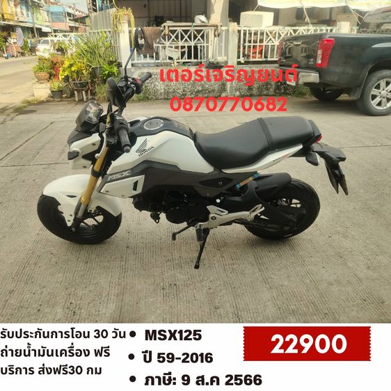 🛵ยังไงก็ขาย MSX125 ปี 59 เครื่องดี สีสวย สตาร์ทมือ รถบ้านพร้อมใช้งาน เปลี่ยนน้ำมันเครื่องฟรี ส่งฟรี30กิโล