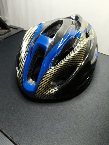 หมวกจักรยาน RANK ลาย Carbon-Blue ไซส์ 57-62 cm