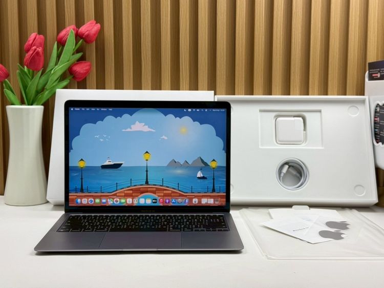 Apple แมค โอเอส 8 กิกะไบต์ อื่นๆ ไม่ใช่ MacBook Air 13-inch M1,2020 Ram8GB SSD256GB SpaceGray
