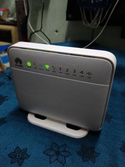 อุปกรณ์เครือข่าย Router Huawei HG630 มือสอง สภาพดี พร้อมใช้งาน มีพอร์ต USB  LAN 4 ช่อง