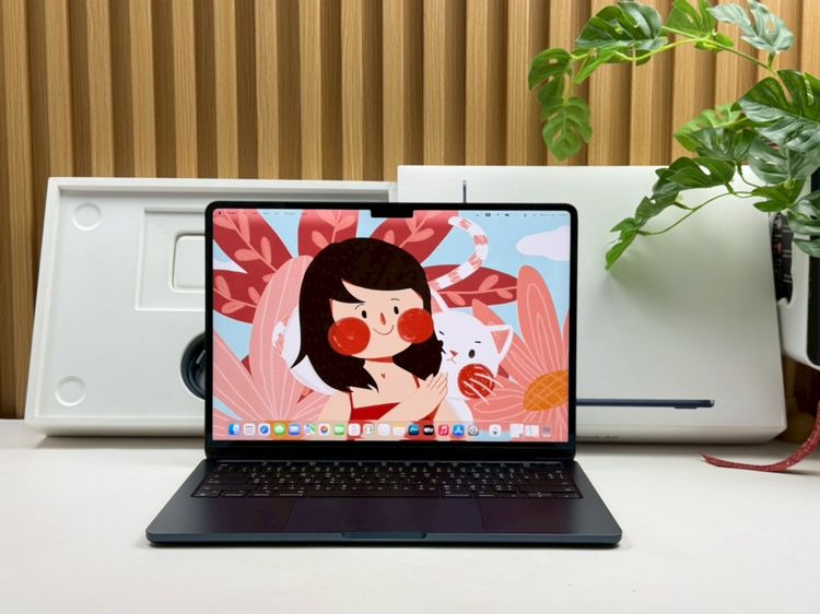 Apple แมค โอเอส 8 กิกะไบต์ อื่นๆ ไม่ใช่ MacBook Air 13.6-inch M3 2024 Ram8GB SSD256GB Midnight