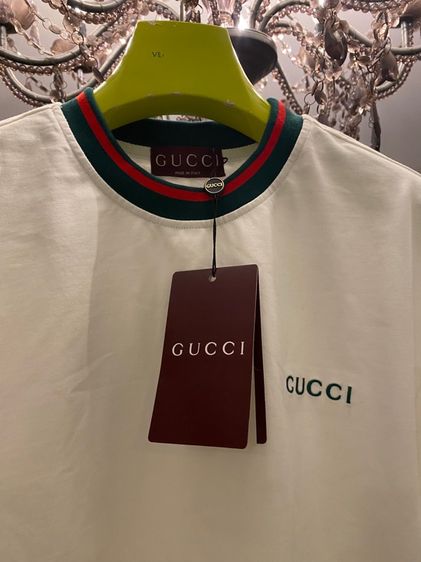 กุชชี่เสื้อยืดแขนสั้น สภาพใหม่เอี่ยม รูปที่ 5