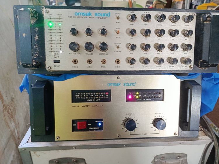 แอมป์ MOSFET Royal 600W 300W + OMSAK 1200W เครื่องเสียงกลางแจ้ง รถแห่ รูปที่ 2