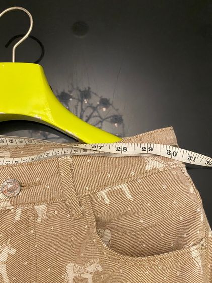 แอร์เมส กางเกงยีนส์ทรงเอวสูง ขากว้าง  รูปที่ 8