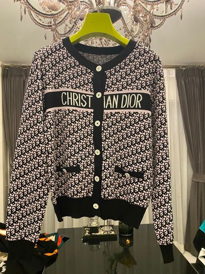 คริสเตียนดิออร์ เสื้อคาร์ดิแกน สภาพใหม่เอี่ยม รูปที่ 2
