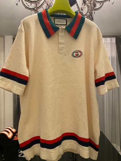 กุชชี่ เสื้อแขนสั้น สภาพใหม่เอี่ยม รูปที่ 6