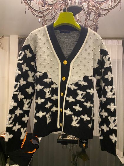 หลุยส์วิตตอง เสื้อคาร์ดิแกนไหมพรม ทอลาย รูปที่ 2