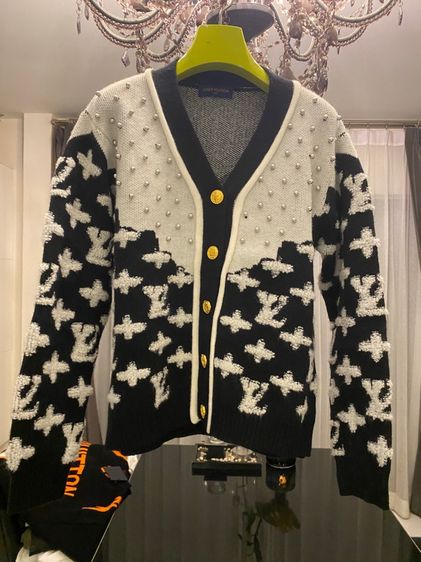 หลุยส์วิตตอง เสื้อคาร์ดิแกนไหมพรม ทอลาย รูปที่ 5