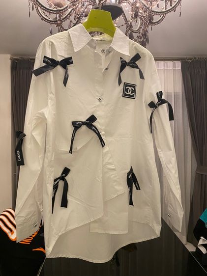 ชาแนล เสื้อเชิ้ต แขนยาว สภาพใหม่เอี่ยม  รูปที่ 3