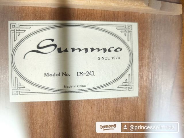 อูคูเลเล่ sumcco รุ่น UK-241 พร้อมกระเป๋าและหนังสือสอนคอร์ด  รูปที่ 8
